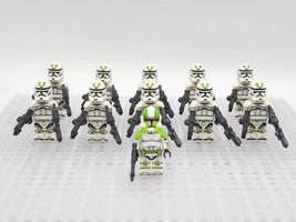 Star Wars Captain Grey 41st Elite Corps Clone troopers 11pcs Minifigures... - $21.49