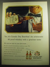 1958 Canada Dry Bourbon Ad - Yes, It's Canada Dry Bourbon! - $18.49