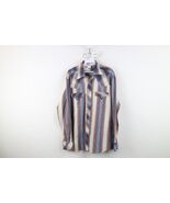 Vintage 70s Rockabilly Mens Large Rainbow Plaid Western Rodeo Snap Butto... - $1,368.77 MXN