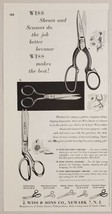 1955 Print Ad Wiss Shears &amp; Scissors Kitchen &amp; Sewing Newark,New Jersey - £9.01 GBP