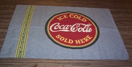 Ice Cold COCA-COLA Sold Here Drink Coke Pillowcase Pillow Case - £15.76 GBP