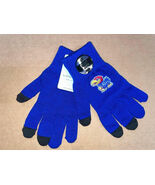 Kansas Jayhawks Blue Smart Touch Knitted Gloves Medium Winter - $16.14
