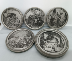 Set of 5 decorative coasters, each with a different picture - $44.55