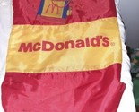 Vintage McDonalds Bag Drawstring Backpack and Shoulder Zip Purse - $19.99