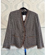 ESCADA Multicolor Fringe Accented Blazer/Jacket Style#5005852 Sz 40/US 1... - £332.93 GBP