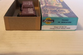 HO Scale Athearn 40&#39; Box Car, Chicago &amp; North Western, Brown, #5609 Built - £22.47 GBP