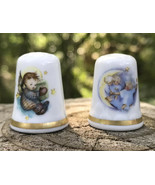 Vtg 2 Hummel Thimbles 1983 Gift from Heaven + 1985 Tell the Heavens Bert... - $702.55 MXN