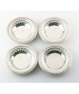 Set Di 4 Argento Sterling L Bros a Sbalzo Mini Piattini / Torta Lattine ... - $7,579.60 MXN