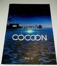 Cocoon Movie Poster Vintage 1985 Premiere Promotional Twentieth Century ... - £27.64 GBP