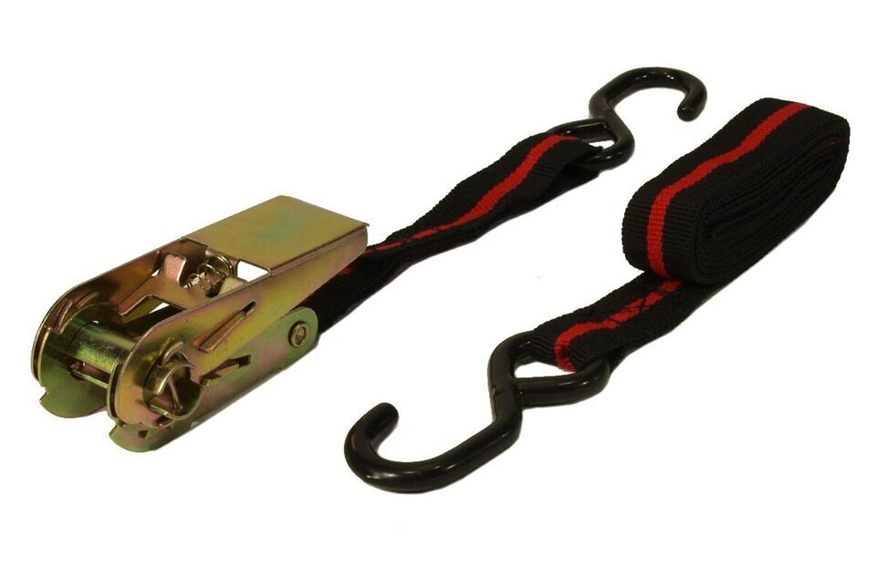 1&quot; x 10&#39; Ratchet Tie Down Strap Ratcheting Tow Strap ATV Motorcycle, Col... - $9.99