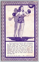 1940s Comic Arcade Card Ex Sup Co Lotta Sway Boxer Your Blind Date Chica... - $6.88