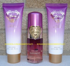 Loves Eau So Glamorous by Dana 1.5 Oz Eau de Parfum Body Lotion and Body Wash - £10.22 GBP