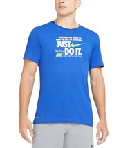 Nike Mens Jdi Training T-Shirt , Blue , XX-Large - £27.49 GBP