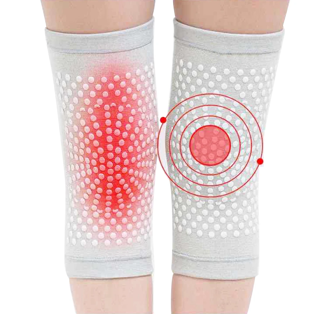 Sporting 2PCS Wormwood Self Heating Knee Sleeve Warmer Knee Pad Women Men Older  - £25.48 GBP