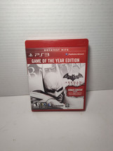 Batman Arkham City GOTY Edition Greatest Hits PS3 PlayStation 3 Complete In Box - $8.90