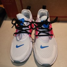 Nike React Presto (GS) 4Y Youth = Women’s 5.5 White Hyper Pink Blue New - £40.02 GBP