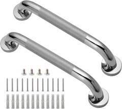 Rockgoya Shower Grab Bar, 304 Stainless Steel Anti-Slip Handicap Grab, 2 Pack. - £31.44 GBP