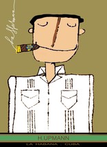 8092.Decoration Poster.Room mancave design.Cuban Cigar.Guayavera guy.Man... - £12.74 GBP+