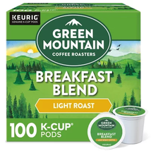 Green Mountain Coffee Breakfast Blend K-Cup Pods, 100 Ct. - £53.52 GBP