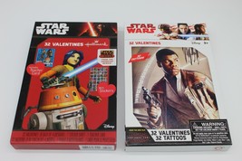 Star Wars Box Of Valentines Cards, Tattoos and Stickers Lot Of 2. New - $13.85