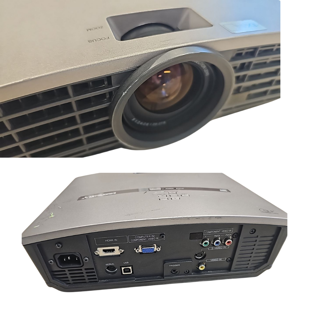Mitsubishi HD4000 Conference Room Projector Cinema HD 2000 Lumens READ - $140.40