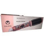 CALISTA -- GOGOMINI &quot;PINK FLORAL &quot; Round Brush Styling Tool WOW - $260.43 MXN