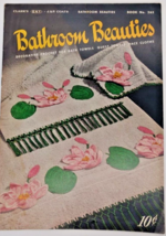 BATHROOM BEAUTIES Crochet Pattern J&amp;P Coats Clarks Book No 265  ~ Vintag... - £5.53 GBP