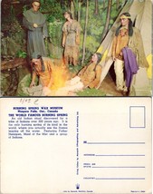 Canada Ontario Niagara Falls Burning Spring Wax Museum VTG Postcard - £7.35 GBP