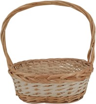 Brown Willow Decorative Storage Basket From Wald Imports. - £37.31 GBP