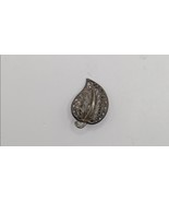 Vintage Sterling Leaf Clip Earring-1, (Germany) - $30.00