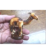 (tne-cam-455) baby Camel desert TAGUA NUT nuts palm figurine carving dro... - $507.51 MXN
