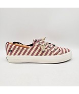 SPERRY Crest Vibe Slip On Shoes Red/White Stripes (Women&#39;s US Size 6.5) ... - £23.62 GBP