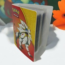 Pokemon Sun &amp; Moon Mini Card Album w/ Assortment Of 60 Reverse Holo/Holo Cards - £29.94 GBP