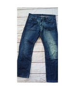 Levi&#39;s 514 Straight Fit 36x30 Blue Jeans Denim - £18.68 GBP