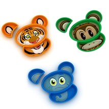 Urban Trend Kids Funwares Build-A-Meal Dinnerware Set - Tiger Monkey or ... - £6.91 GBP+