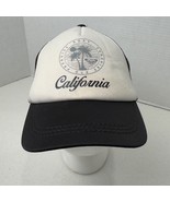 Roxy California Trucker Hat Paradise and Sunshine Black White Adjustable - $21.86 CAD