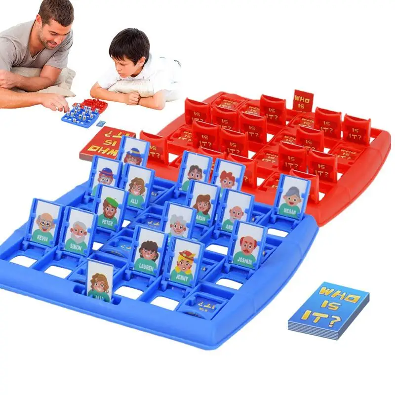 Who I Am Board Game Family Guessing Game Board Games Guessing Game With 96Pcs - £11.78 GBP+