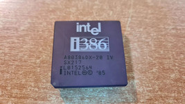 Vintage Rare Intel i386 A80386DX-20 SX217 Processor  - £22.20 GBP