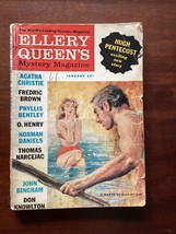 Ellery Queen&#39;s Mystery Magazine - January 1961 - Fredric Brown, Agatha Christie - £3.11 GBP
