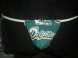 New Sexy Mens Miami Dolphins Nfl Football Gstring Thong Male Lingerie Underwear - £15.17 GBP