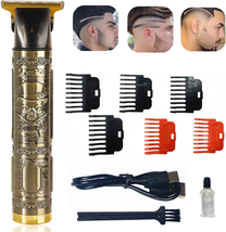 Hair Clippers for Men, Professional T Blade Trimmer Zero Grapped , Cordl... - £14.91 GBP