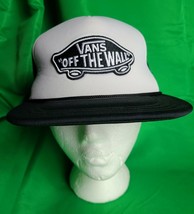 Vans Off The Wall Patch Logo Trucker Hat Cap Adjustable Snapback - $31.96