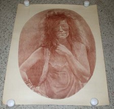 Janis Joplin Poster Vintage 1960&#39;s Head Shop Graphic Art Photo Pearl Art... - $799.99