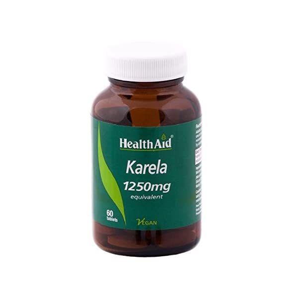 HealthAid Karela Extract 1250mg - 60 Tablets  - $22.00