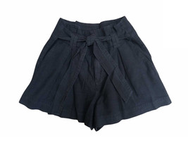 FREE PEOPLE Womens Shorts Mini Stylish Minimalistic Casual Washed Black ... - $47.55