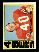 1972 Topps #234 Ken Willard Vgex 49ERS *X81948 - $1.96