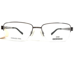 Altair Brille Rahmen Genesis G4043 015 GUNMETAL Silber Rechteckig 52-16-140 - £34.66 GBP