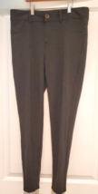 Seven7 Women&#39;s 10 Dark Gray Casual Long Pants Skinny - £17.17 GBP