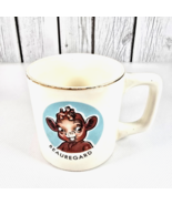 Vintage 1950s Elsie the Cow-Beauregard Calf-Gold Trim Mug by The Borden Co. - €33,53 EUR