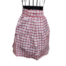 Kitchen Apron Waist Tie Red and White One Size fits all - £11.81 GBP
